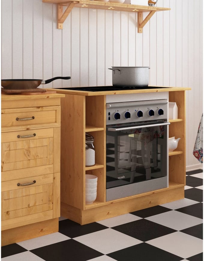 Oslo-Kast voor oven in vlekwas