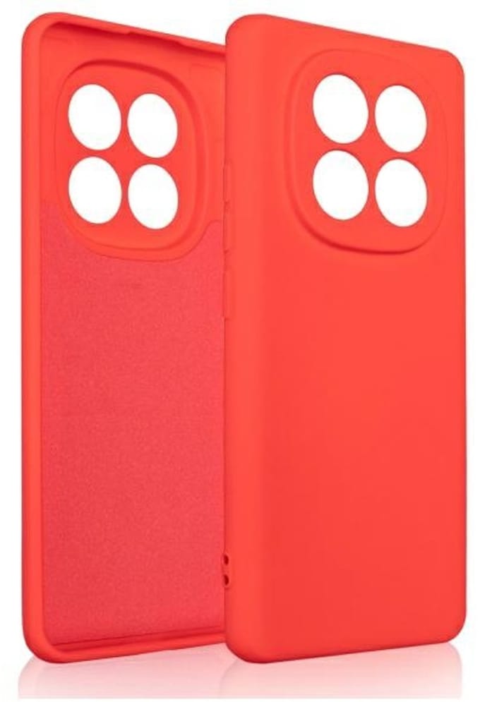 Beline Silicone Serie - Siliconen Hoesje - Xiaomi Redmi Note 14 Pro+ - Czerwony - Hardcase