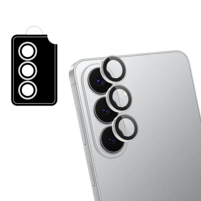 imoshion Camera Lens Protector - Geschikt voor Samsung Galaxy S26 / S26 Plus - 2 Pack - Silver Shadow