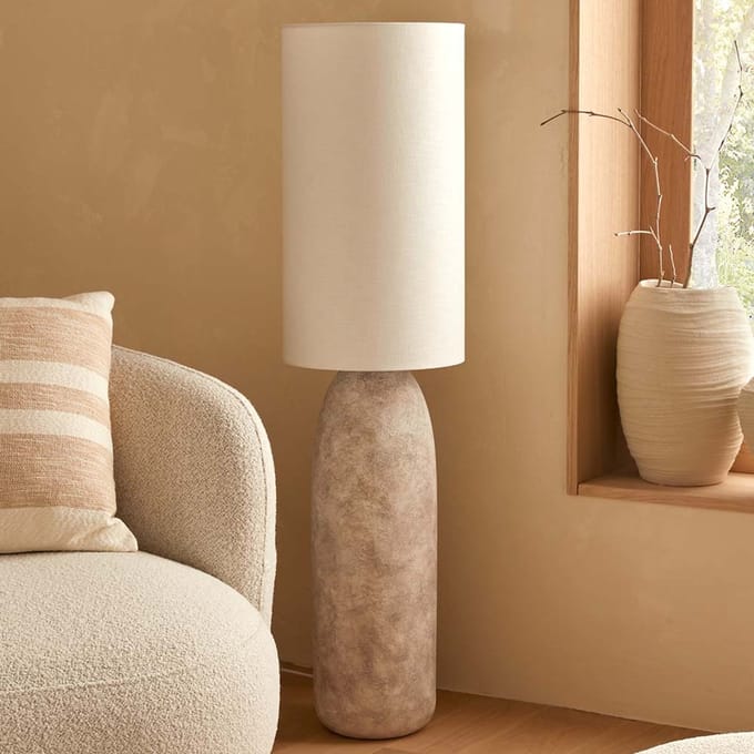 Eazy Living Vloerlamp Maline Grijs