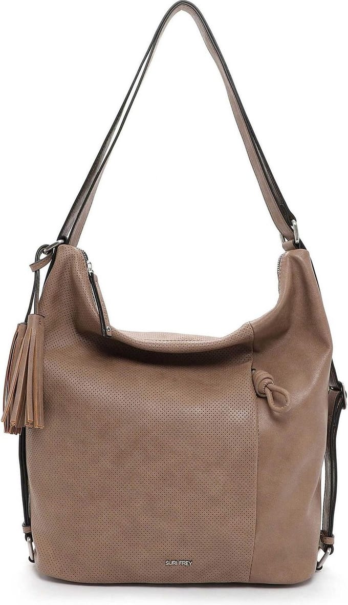 SURI FREY Vrije tijd rugzak Schoudertas Nicky City Backpack Taupe