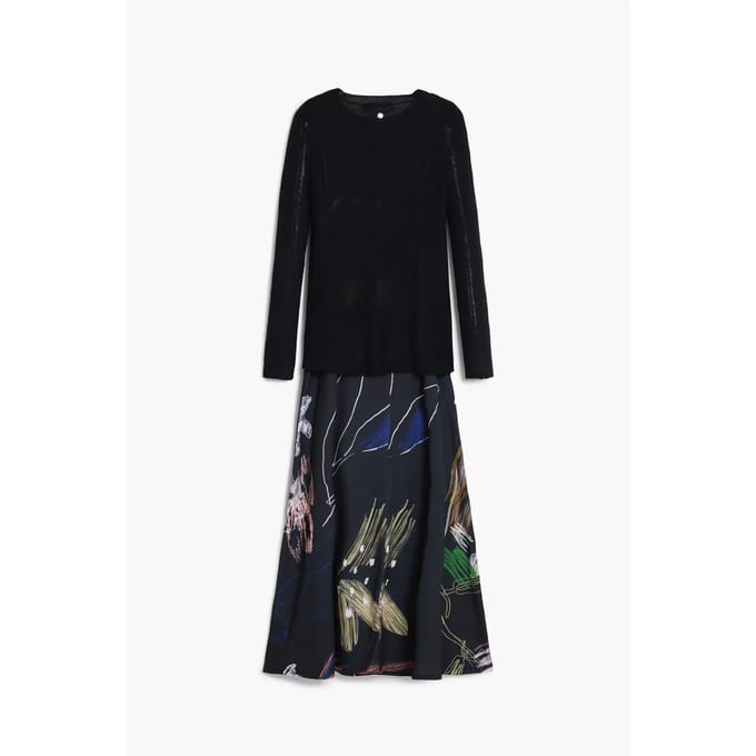 Desigual Zwarte Polyester Damesjurk