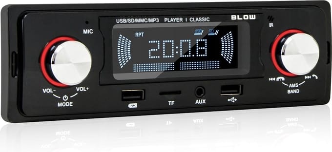 Blow Car Radio FM/Bluetooth/MP3/SD/USB/AUX/RDS