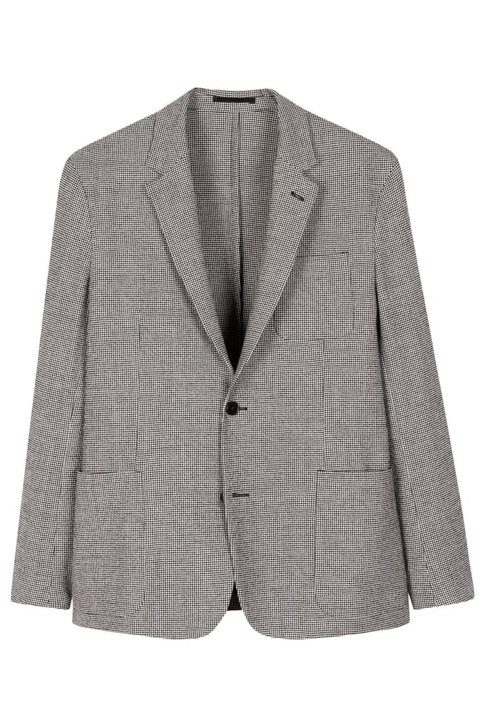 Paul Smith Mens 2 Btn Patch Pocket Jacket Black Melange Taglia: 48 | Blazers Outlet | Uomo | Nero