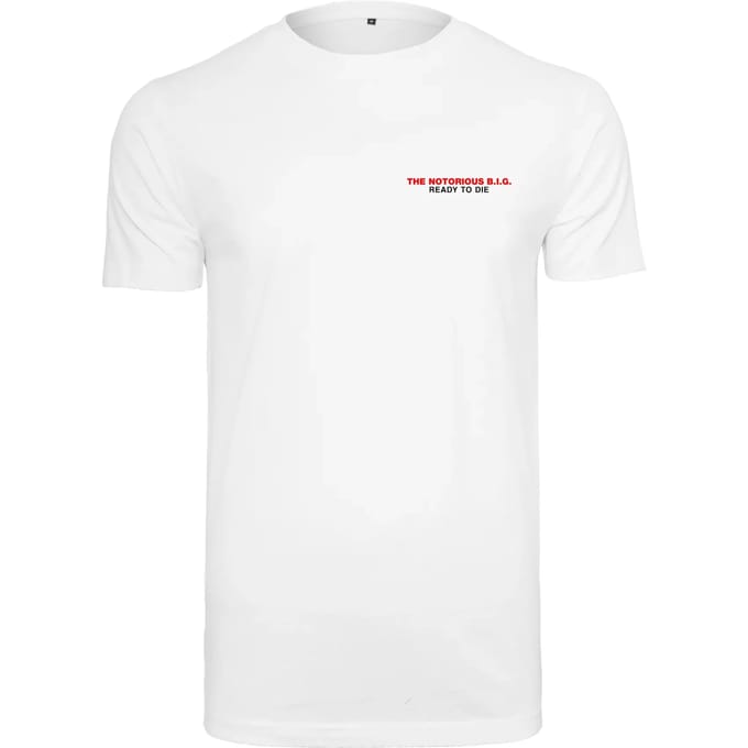 Mister Tee N Big Ready To Die Tracklist T-shirt Wit