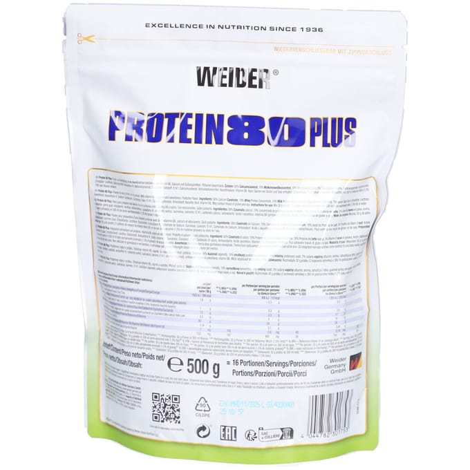 WEIDER® Protein 80 Plus Pistache 500 Poeder