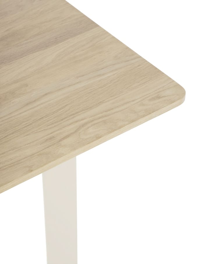 Muuto 70/70 Tafel - eiken massief - wit - L