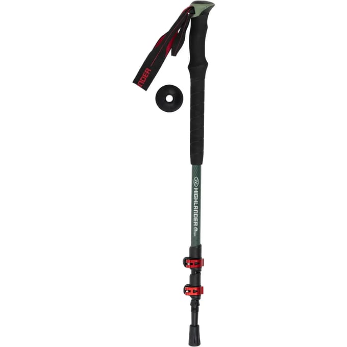 Highlander wandelstokken (set) Tiree Pro Carbon Fast-Lock - Groen