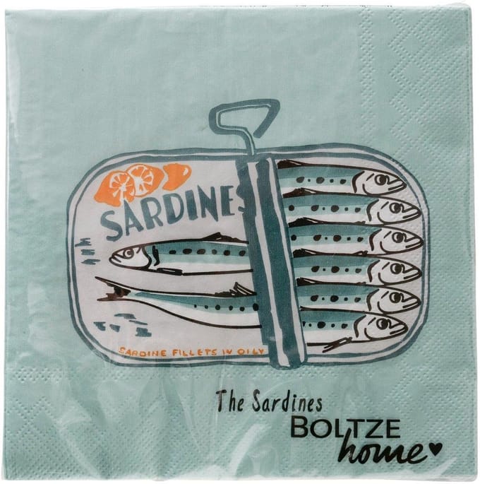 Boltze Home Servetten Sardine 16,5x3cm