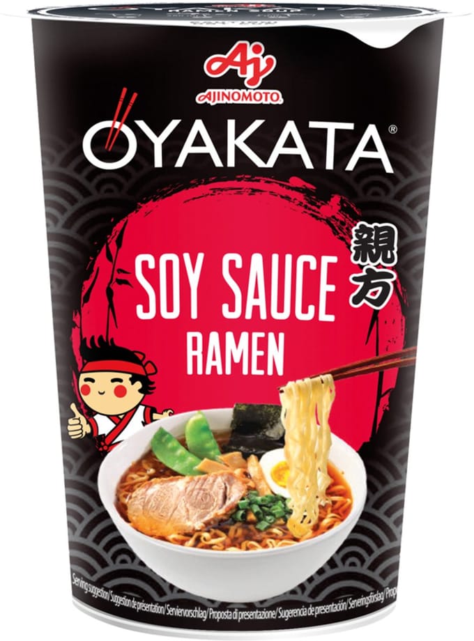 8 x Oyakata Noodles “Soy Sauce” 63g - Family Pack