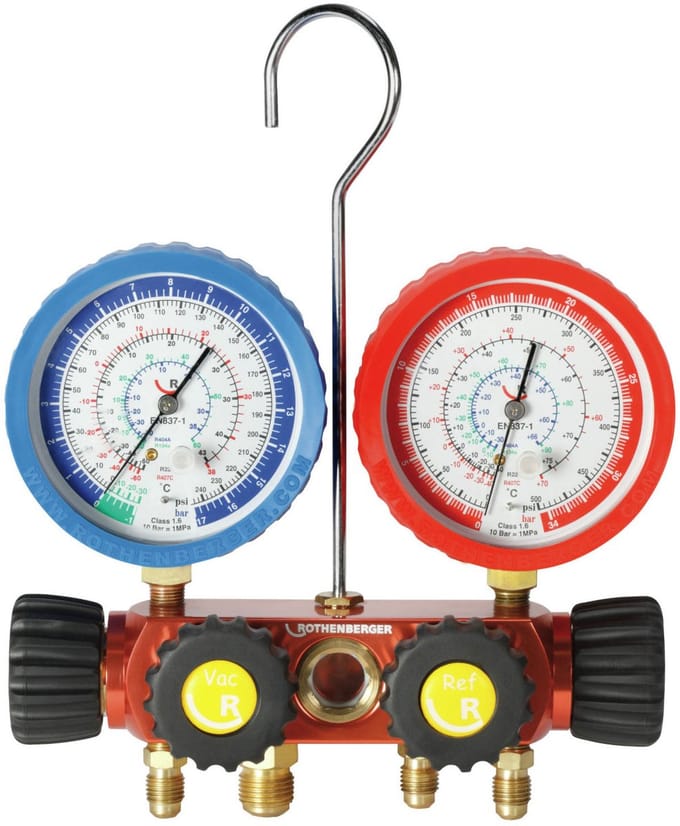 ROTHENBERGER montagehulp, 4-weg, R22-R407C - 170502