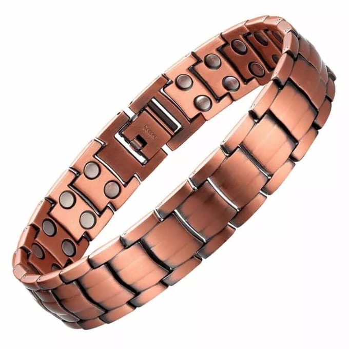 Luxe gezondheidsarmband magnetisch koper - 1,5 cm