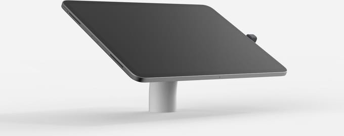 Bouncepad Core Desk veilige tablet en iPad houder, Wit