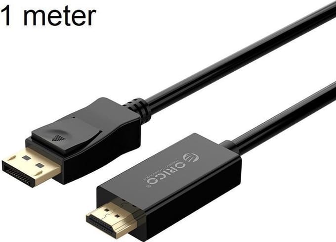 Orico DisplayPort naar HDMI kabel - 4K Ultra HD - 1M