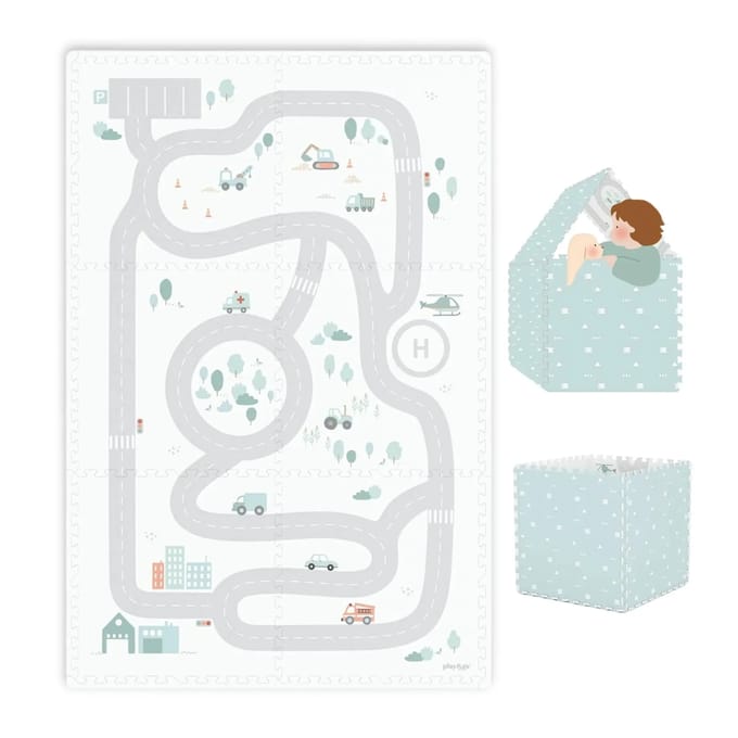 Tapis de jeu puzzel en huisje Play&Go Roadmap