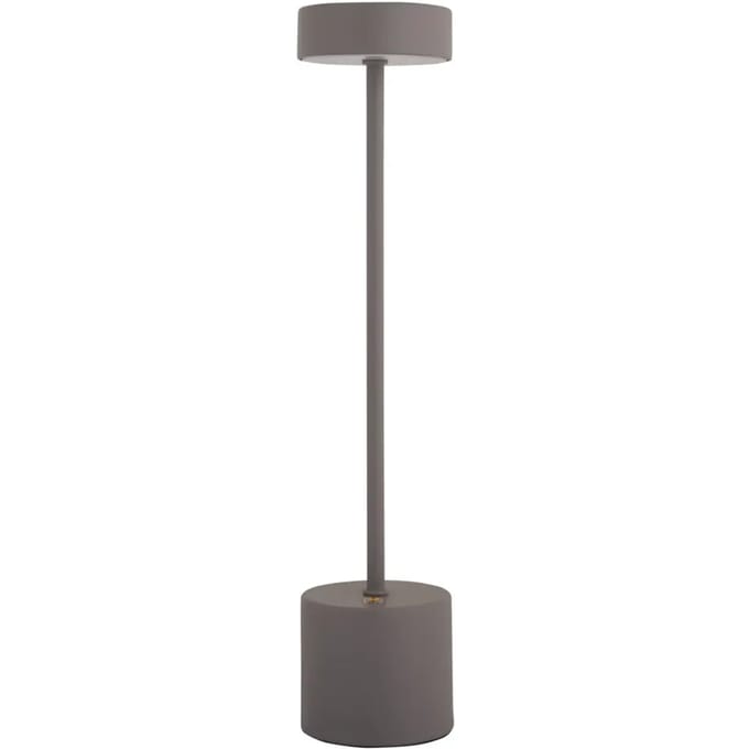 Leitmotiv Tafellamp Ganar Led - Grijs - 8x8x37.5cm - Modern