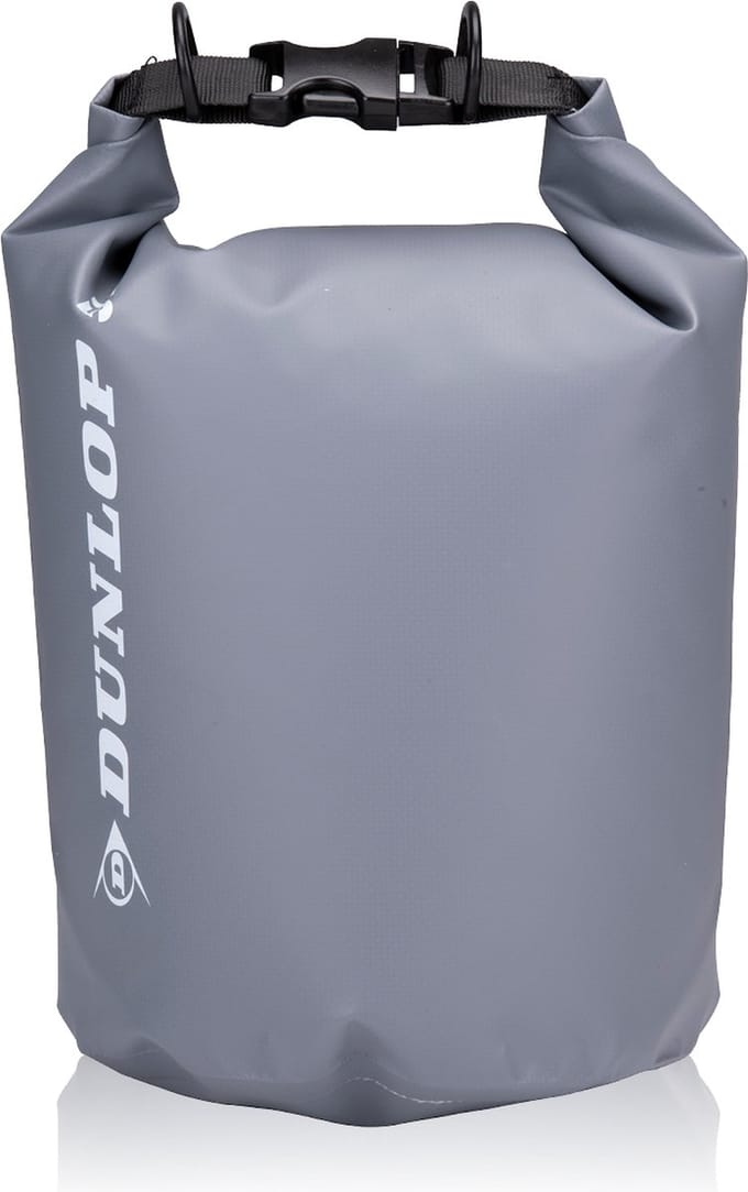 Dunlop Drybag 5 Liter - Waterdichte Tas - Grijs
