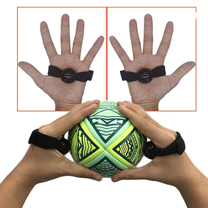 Volleybal Professionele Passer Correctie Oefening Trainingshulp Beginners Volleybal Handcorrector Verstelbaar black