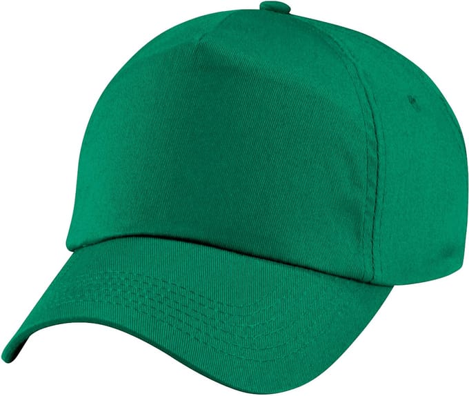 Beechfield Unisex Junior Junior 5 Panel Baseball Cap (Kelly)