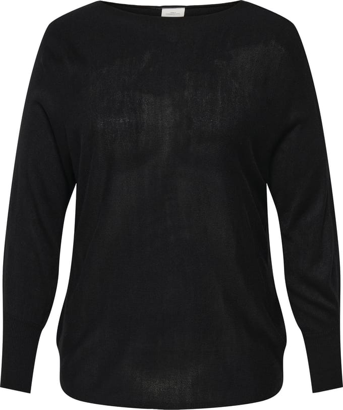 ONLY CARMAKOMA - CARAIDA L/S BOATNECK PULLOVER KNT - Dames - Gebreide truien