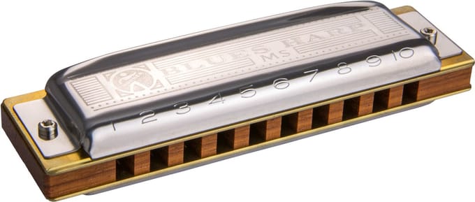 Hohner blauws Harp Bb MS - Diatonische mondharmonica