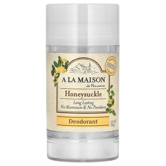 A La Maison de Provence, déodorant, chèvrefeuille, 70 g (2,4 onces) beige