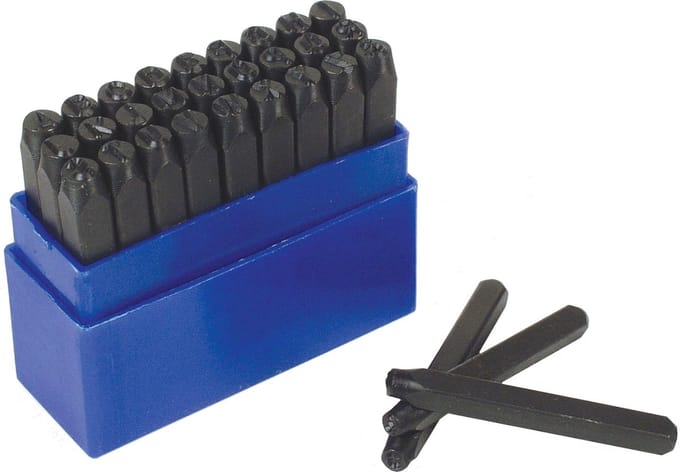 Brüder Mannesmann M 243-B-3 27-delig Slagletterset Lettergrootte: 3 mm