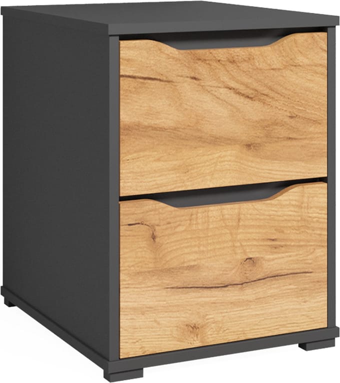 Vicco Ruben Dressoir – 40.2 x 53.6 cm met laden Krachtige eik goud