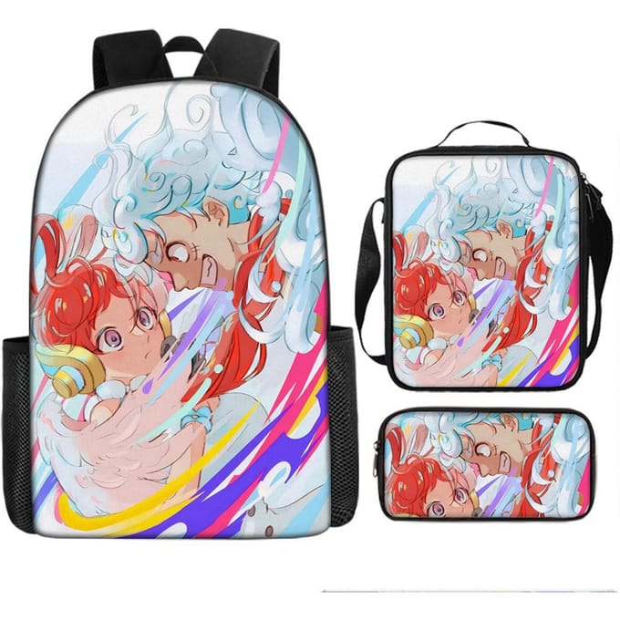 One Piece One Piece Schooltas Luffinica Zeekoning Student Schooltas Rugzak Set Three piece set
