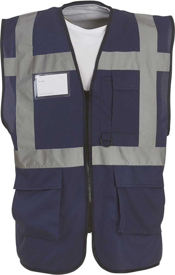 Yoko Signalisatie multifunctioneel executive vest YHVW801 - Navy - M