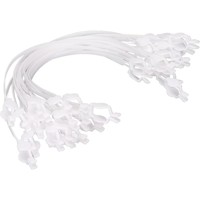 20 stuks Tandheelkundige Slab Klem Plastic Elastisch Dubbelzijdig Wegwerp Tandheelkundige Servet Klem voor Mondverzorging wit