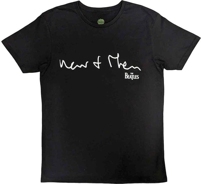 The Beatles - Now & Then Heren T-shirt - L - Zwart
