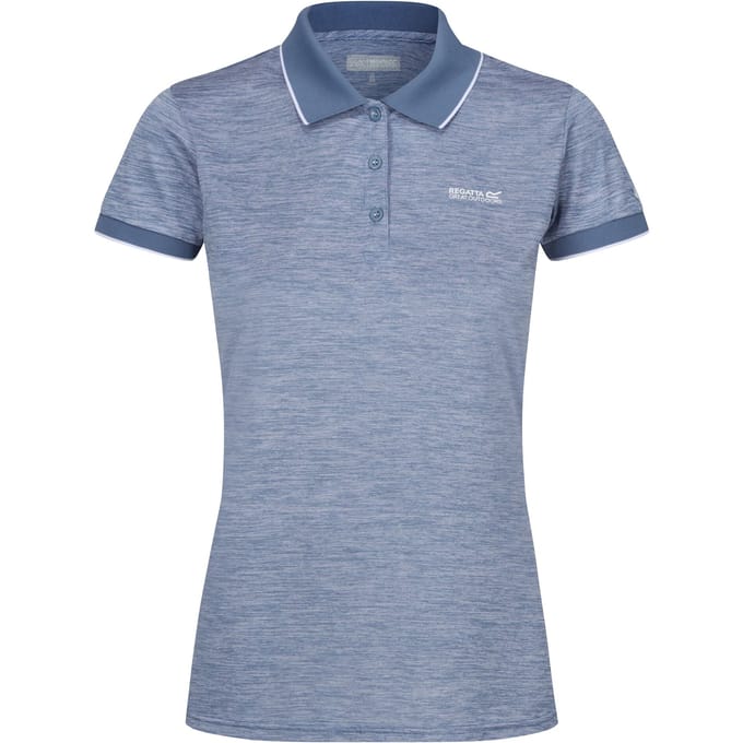 Regatta Dames/dames Remex II Polo Hals T-Shirt (Koronet Blauw)