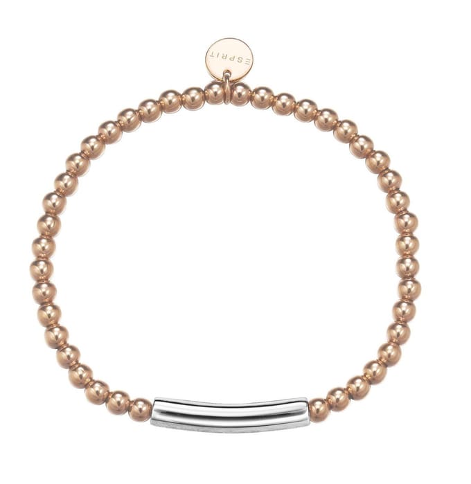 Esprit  Rekarmband - Staal - Rosékleurig - 17 cm