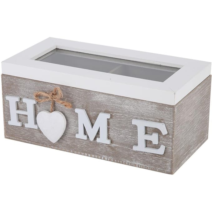 Organisateur de Bijoux Sachet de Thé Boîte de Rangement Conteneur de Bureau Type 1 white
