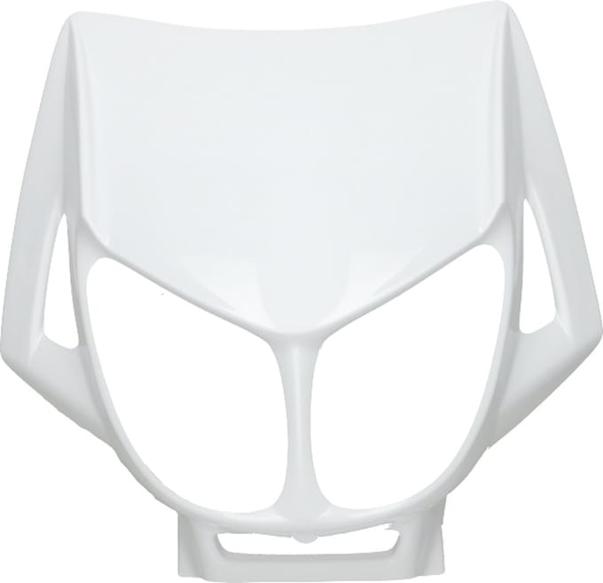 Koplampspoiler wit Mokix Derbi Senda