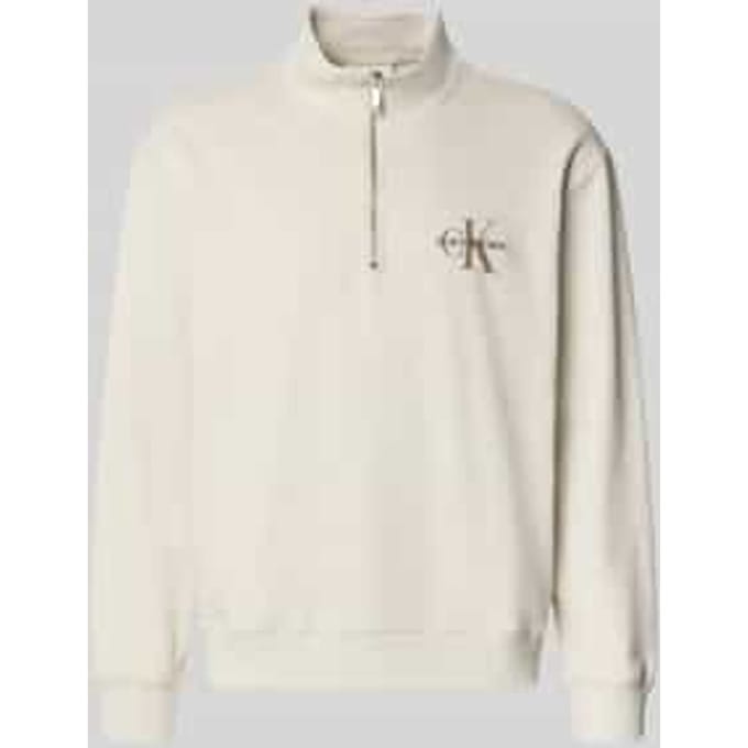 Sweatshirt met opstaande kraag