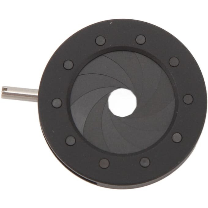 Verstelbaar Irisdiafragma 1 tot 16 mm Aluminiumlegering Irisdiafragma Adapter voor black