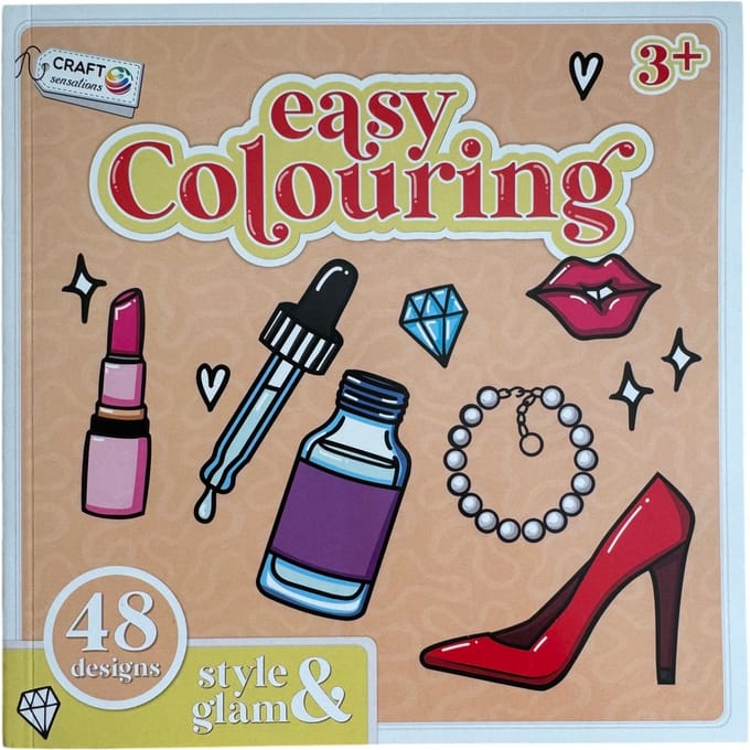 Craft Sensations - Style & Glam - Kleurboek voor 3+