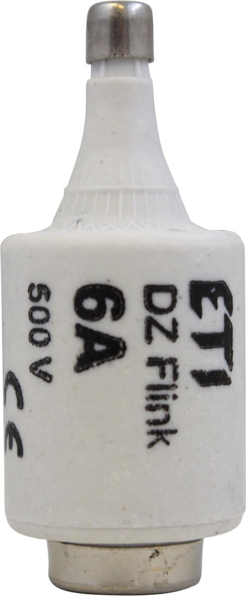 ETI Diazed DII - zekering - porselein - 6 Amp - DZ snel