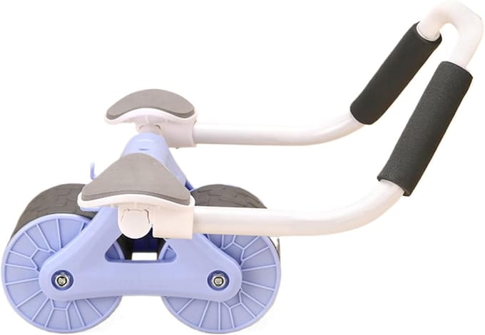 Buikspierroller - Core Trainer - Kracht Training - Verwijderbaar Handvat - 40 x 40 x 19 cm - Blauw