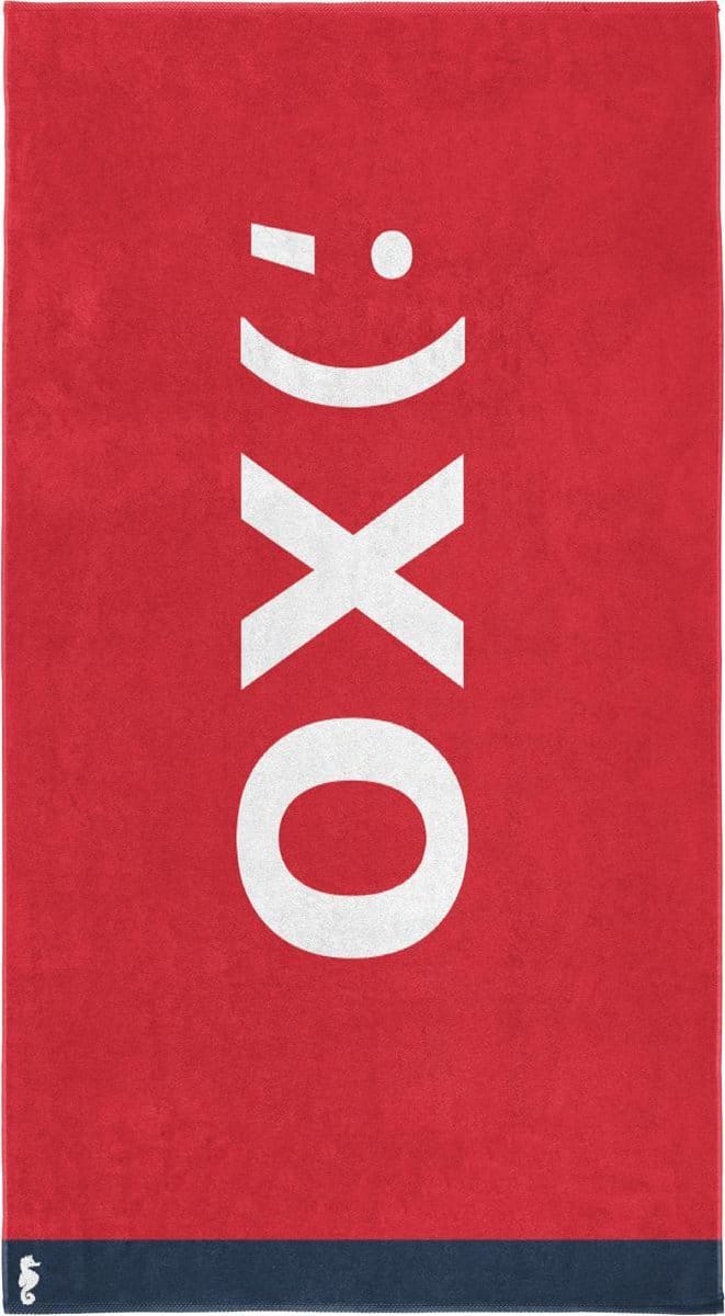 Seahorse - XO - Strandlaken - 100 x 180 cm - Rood