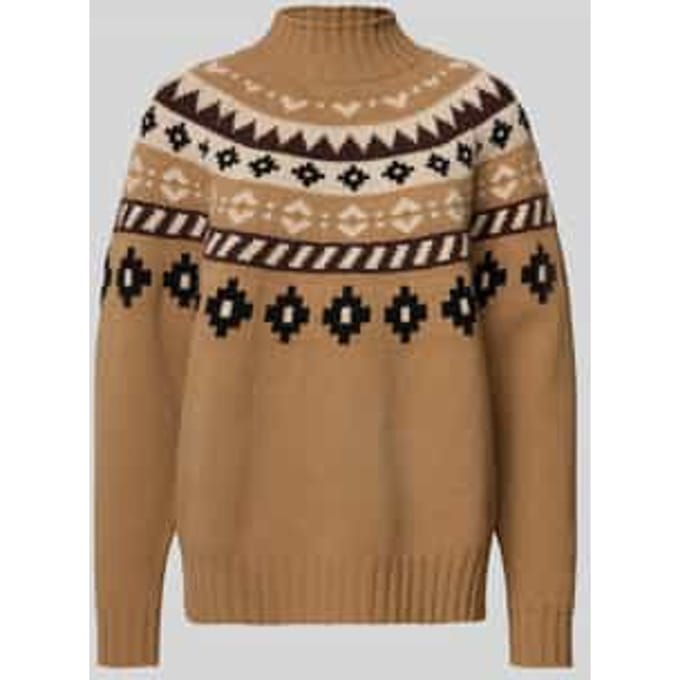 Regular fit gebreide pullover van pure scheerwol, model 'HARDY'