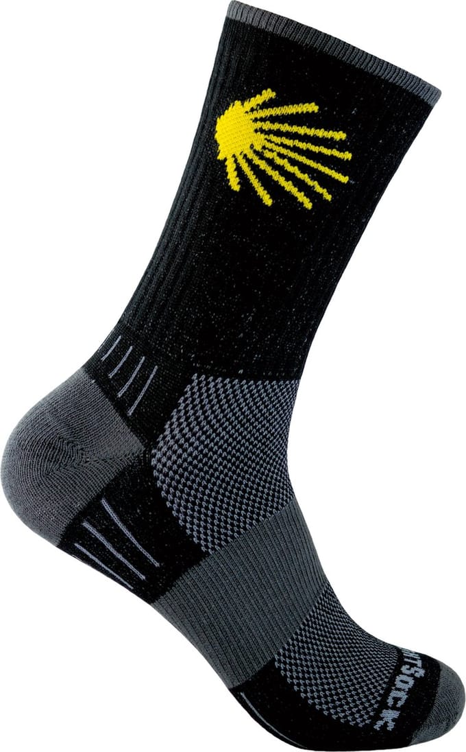 Wrightsock Escape Crew - Zwart / Camino - 37-41