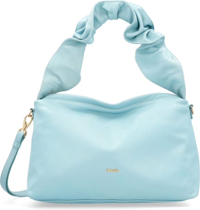 PICARD Leren Schoudertas Night Out Shoulder Bag Pool Turquoise