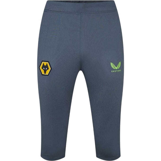 Castore Heren Wolves 3/4 Shorts (Antraciet/Zwart)