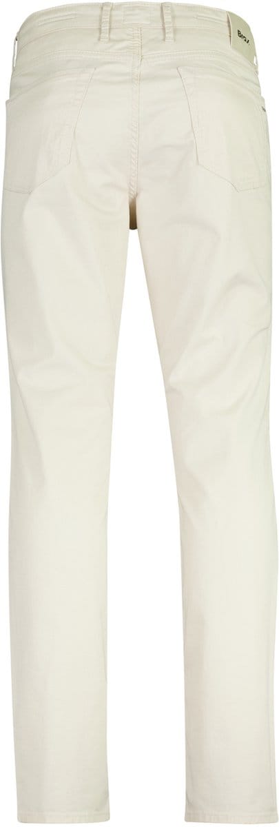 Pantalon Brax Chuck crème 5-pocket normale fit