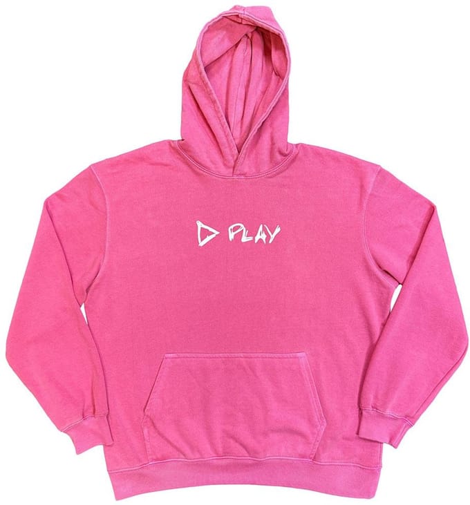 Ed Sheeran - Play Logo Hoodie/trui - L - Roze