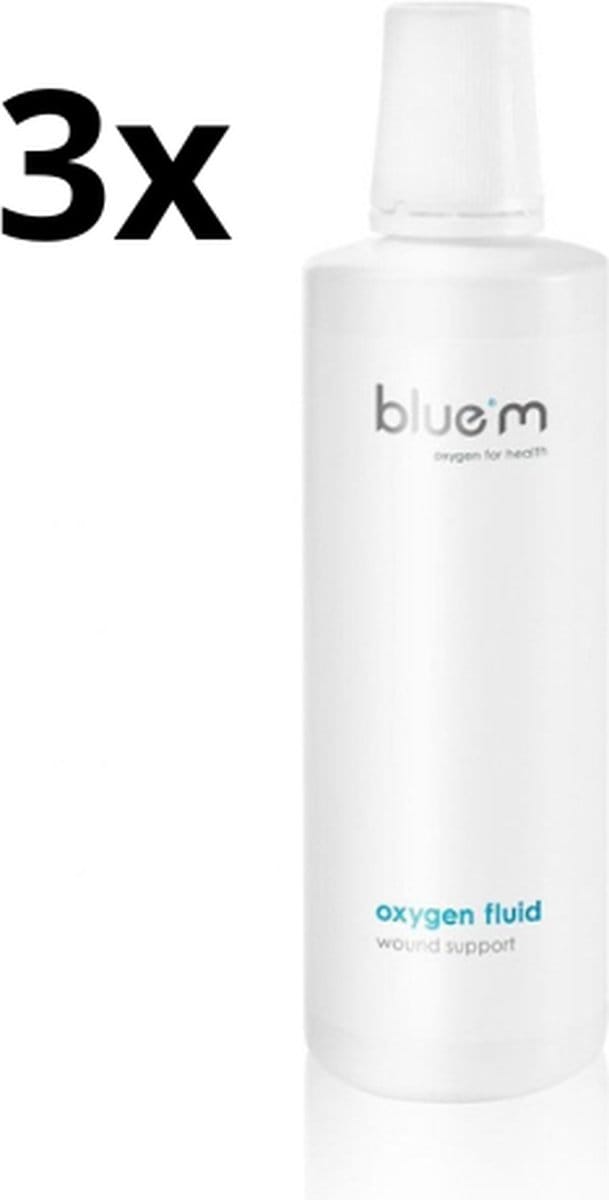 3x Bluem Oxygen Fluid Mondwater 500ml - Voordeelverpakking