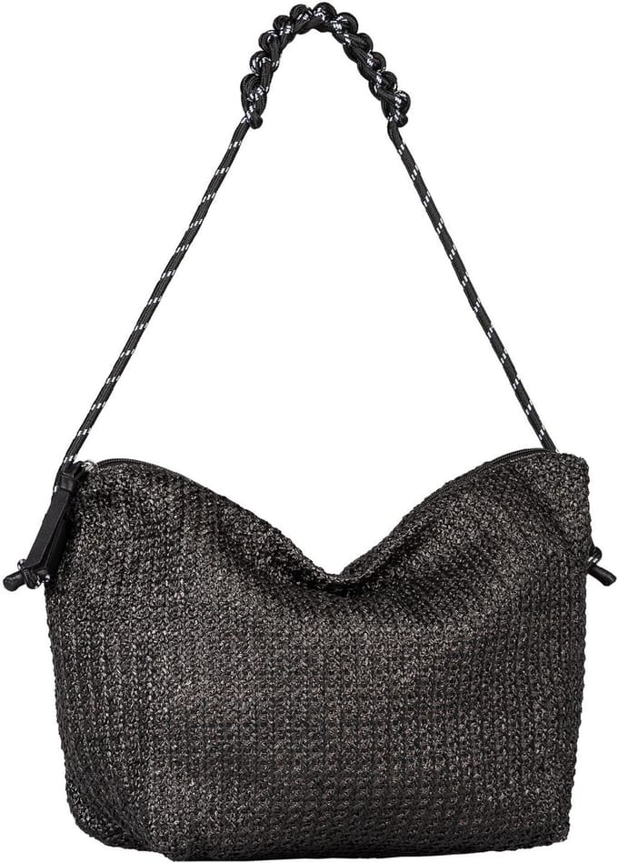 TOM TAILOR schoudertas Luzi Hobo Bag Black zwart